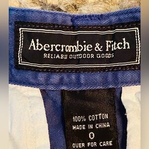 Abercrombie and Fitch vintage y2k shorts in blue size 0. Fit like 1 or 2